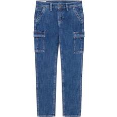 Pepe Jeans Cargo Loose Casual Bomull - Blå