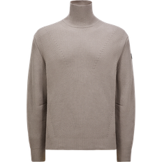 Moncler Jumpers Moncler Beige Patch Turtleneck - 266