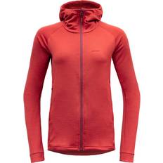 Devold Nibba Merino Jacket Hood - Women's Red