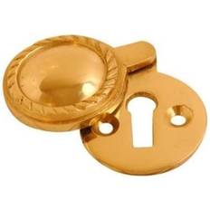 Brass Door Hardware & Fittings Georgian Escutcheon Covered 32 mm Brass Pack Of 1