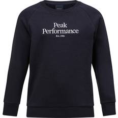 Vita Sweatshirts Peak Performance Original Crew Junior - Black/Offwhite