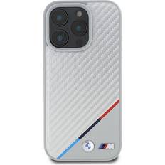 BMW iphone 16 pro max hülle case cover magsafe carbon tricolor m power Grau