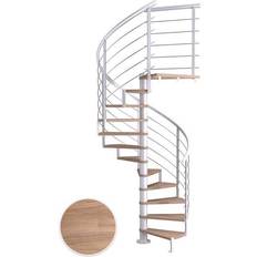 Trappor & Räcken Dolle Montreal Spiral Ek Vit Oljad 11T Ø160