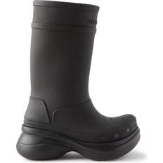 Balenciaga Chelsea Boots Balenciaga Crocs Rubber Boots - Men - Black