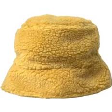 Gule - Herre Hatter Dolce & Gabbana Yellow Fleece Fur Bucket Hat Men