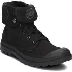 Man Kanten Laarzen Palladium Baggy Canvas - Noir