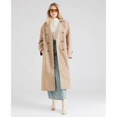 Chloe Trenchcoat - Brown/Silver Mink