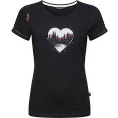 Chillaz Gandia Mountain Heart T-shirt - Women's Black