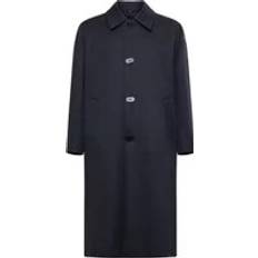 Fendi Single-Breasted Coat - Blue