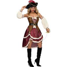 Pirates Costumes Spooktacular Creations Pirate Costume Women Halloween Adult Pirate Dress with Pirate Hat for Halloween Costume Party