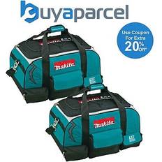 Makita Tool Bags Makita 2x lxt400 23" 58cm lxt heavy duty padded toolbag tool bag shoulder strap