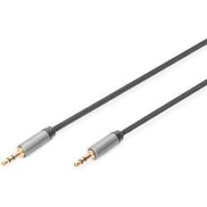 Kablar Digitus Audio Cable Stereo 3.5mm Male to Male Aluminum 18m