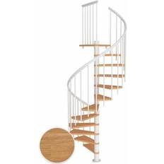 Trappor & Räcken Dolle Montreal Spiral Ek Oljad 9016 Classic3 12T Ø140