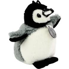16 cm Plush Gray Penguin Mascot Soft, Cuddly & Portable