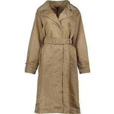 Moncler L Coats Moncler Klassisk Lang Trenchcoat - Brown