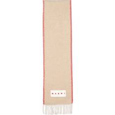 Marni Kashmir Sjal Med Fransar - Beige