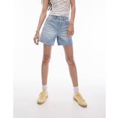 W28 Shorts Topshop Editor Shorts aus Denim - Blau