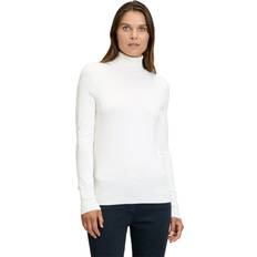 Betty Barclay Dame Bluser Betty Barclay Langærmet Turtleneck Sweater - Hvid
