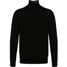 Merino Wool Tops Paul Smith Merino Wool Turtleneck Sweater - Black