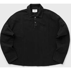Ami Paris Polotrøjer Ami Paris Bomuld Langærmet Poloshirt - Sort