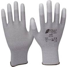 Work Gloves Nitras Handschuhe Gr.XL grau/weiß PA, EN 388,EN 16350 PSA II
