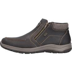 Rieker Casual Leather Ankle Boots - Dark Brown