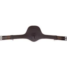 Botas de caballo QHP Belly Guard Girth with Detachable Fur - Marron