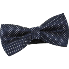 Butterflies Shein 1pc Men's Casual Polka Dot & Criss Cross Stripe Pattern Navy Blue Necktie Suitable For Party And Banquet,School