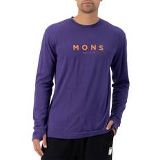 Men - Purple Base Layers Mons Royale Yotei Classic L/S Merino Shirt - Purple