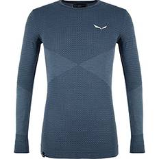 Lana merino Maglie Termiche Salewa Zebru Responsive L/S Tee - Blau