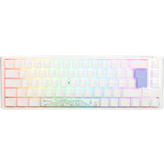 Ducky DKON2167ST ONE 3 SF Pure White RGB Hotswap Cherry MX Silver Keyboard (Nordic)