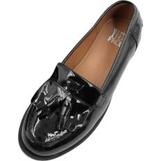 Noir Oxford Where's That From Damen Halbschuhe "Imogen" Quaste Lackleder WM396 - Schwarz