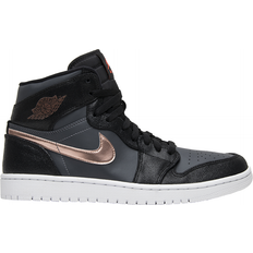 Bronze Basketball Shoes Jordan 1 Retro Bronze Medal - Black/Metallic Red/Dark Grey/White-Infrared