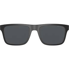 Emporio Armani Men Sunglasses Emporio Armani Men's EA4115C Clip-on Sunglasses - Matte Black/Dark Grey