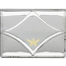 Silver Wallets Diamond Leather Wallet - Silver