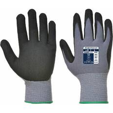 EN 388 Work Wear Portwest Dexti-Grip Nitrile Gloves L, Black, Black