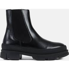 Angulus Chelsea Boot With Wool Lining - Black