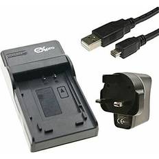 Sony Flash Shoe Adapters Ex-Pro Np-By1 Battery Charger + Plug For Sony Action Cam Mini Hdr-Az1 Az1 Npby1