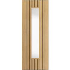 Doors JB Kind Aria Oak Glazed Internal 35 x 1981 x 762 mm Interior Door (x198.1cm)