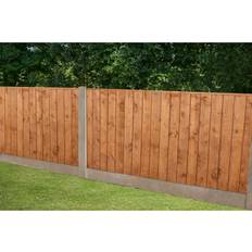 Closeboard Fence Panel 6' x 4' (3 Pack) Golden Brown Timber