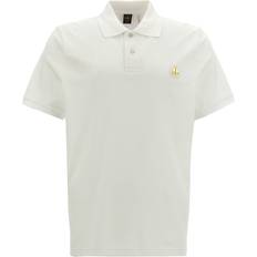 Moose Knuckles Everett Gold Polo Bianco Uomo