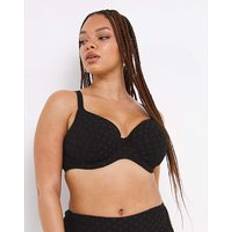 J Bikinitoppe Elomi Bazaruto Plunge Bikini Top - Black