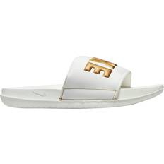 Nike Gold Slippers & Sandals Nike Offcourt Slide W - Summit White Metallic Gold