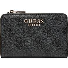 Guess Geldbörsen & Schlüsseletuis Guess Laurel SLG Börse Coal Logo - Anthrazit