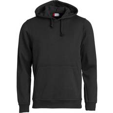 Hoodies - Unisex Sweatere Clique Basic Hættetrøje - Sort