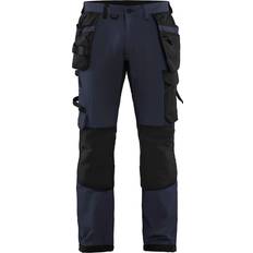 Dam Arbetsbyxor på rea Blåkläder 1522 4-Way Stretch Craftsman Trousers - Dark Navy/Black