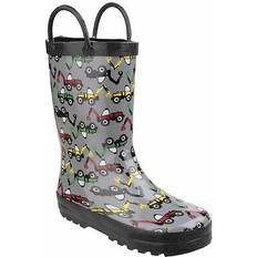 Wellingtons Cotswold Children's Puddle Wellington Boots - Dark Grey Unisex Rubber