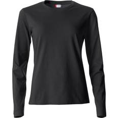 Clique Dam T-shirts Clique Basic Långärmad Tröja - Svart