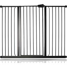 Safetots Gate Safetots (Matt Black, 120.3cm 127.9cm) Extra Tall Pressure Fit Gate