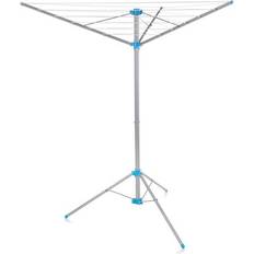 B&Q Folding 3 Arm Rotary Airer, Heavy Duty Garden Washing Line Clothes Airer Dryer 16M Drying Space One Size